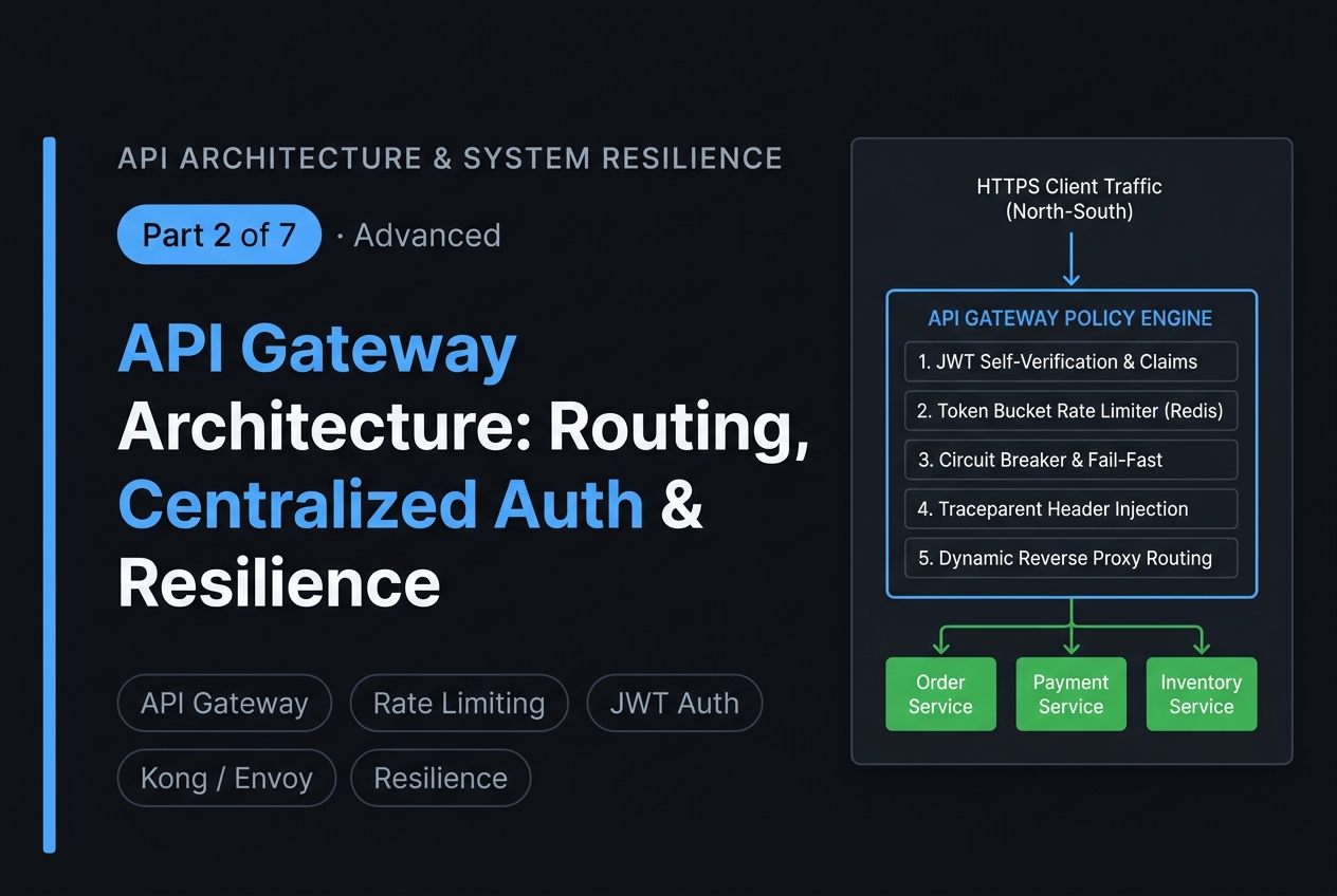 API Gateways: Routing, Auth Offloading, Rate Limiting & Trace Initiation