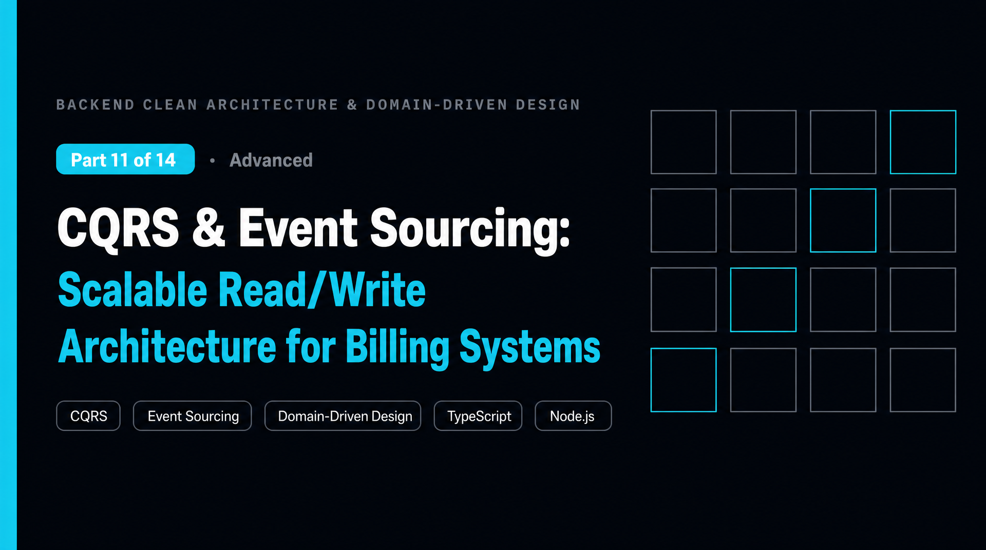 CQRS & Event Sourcing: Scalable Read/Write Architecture for Billing Systems