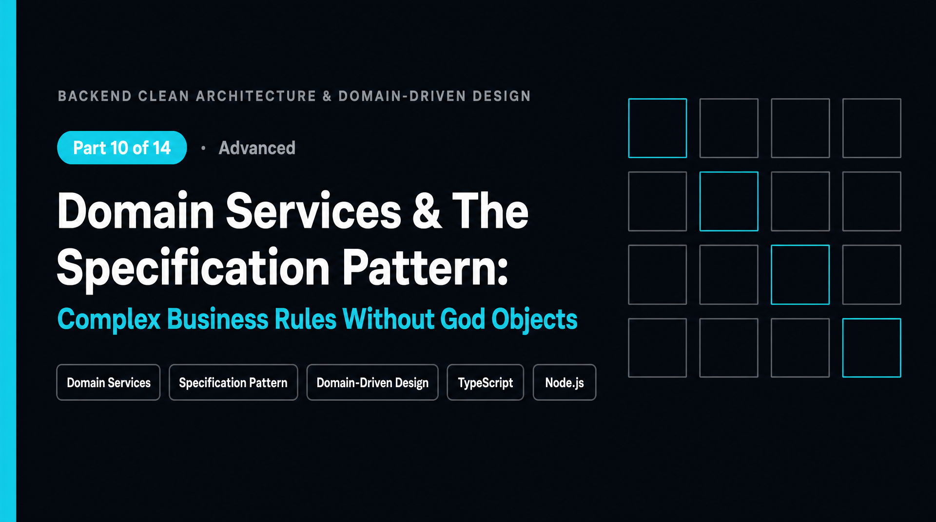 Domain Services & The Specification Pattern: Complex Business Rules Without God Objects