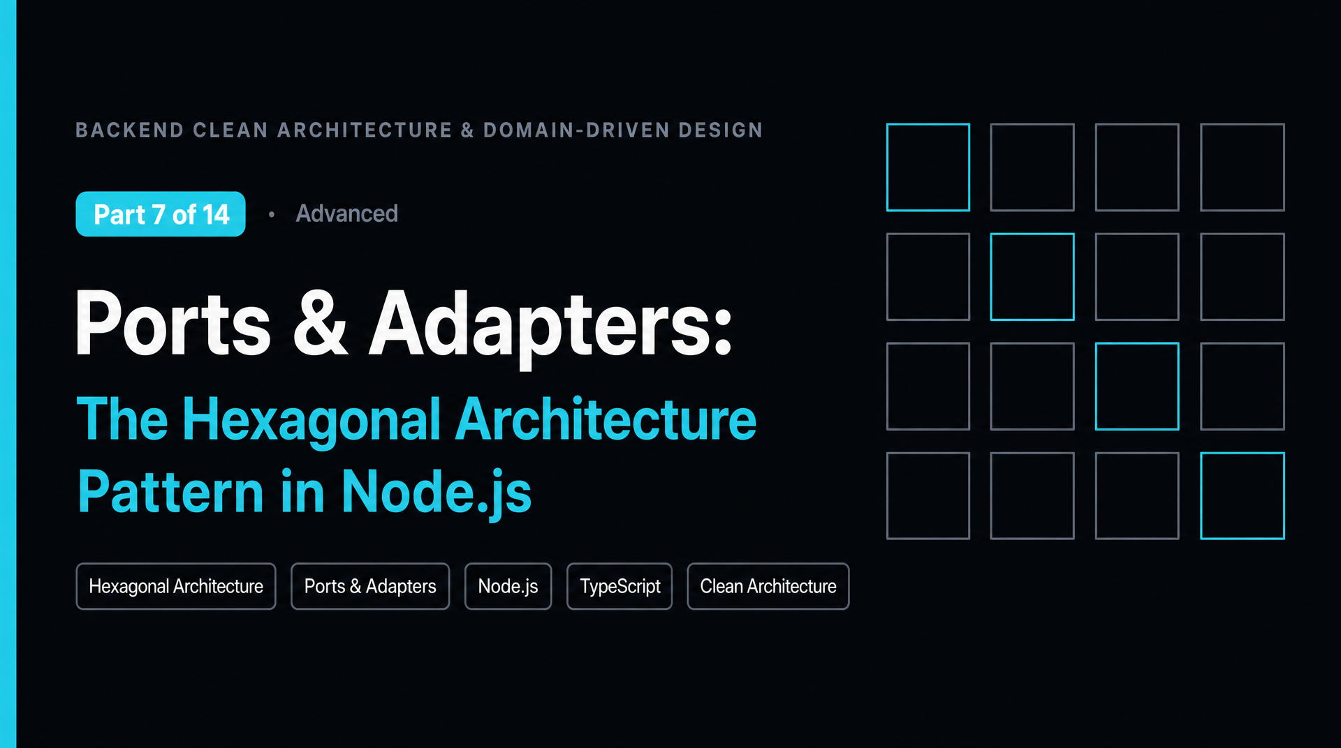 Ports & Adapters: The Hexagonal Architecture Pattern in Node.js