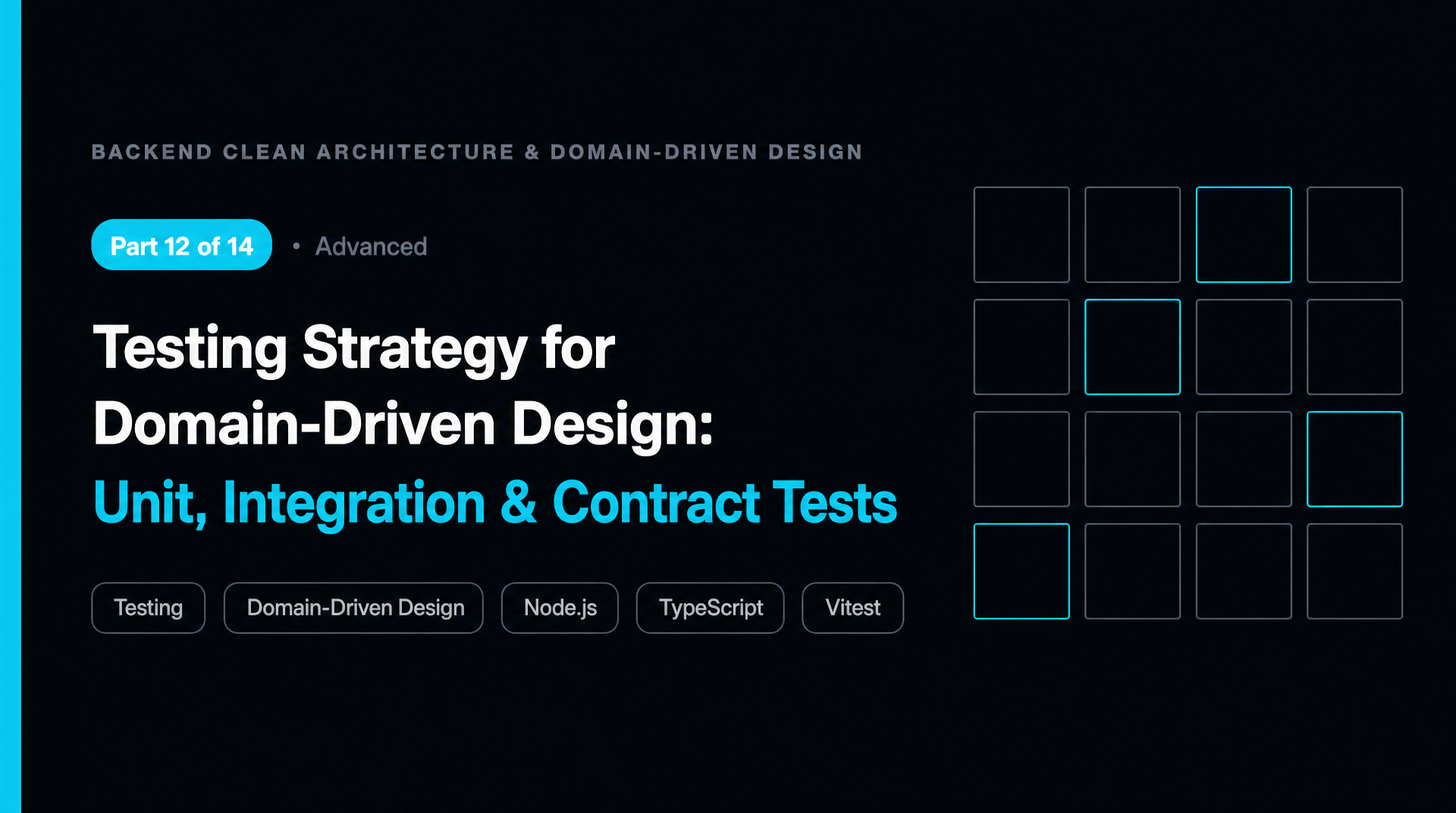 Testing Strategy for Domain-Driven Design: Unit, Integration & Contract Tests