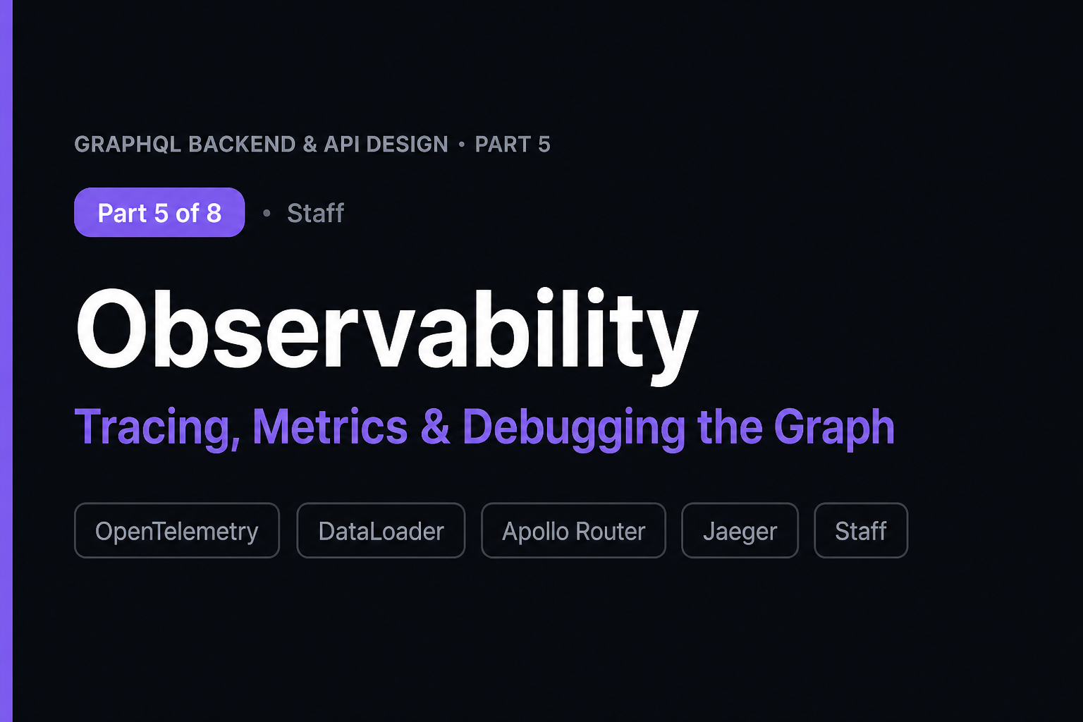 Observability: Tracing, Metrics & Debugging the Graph