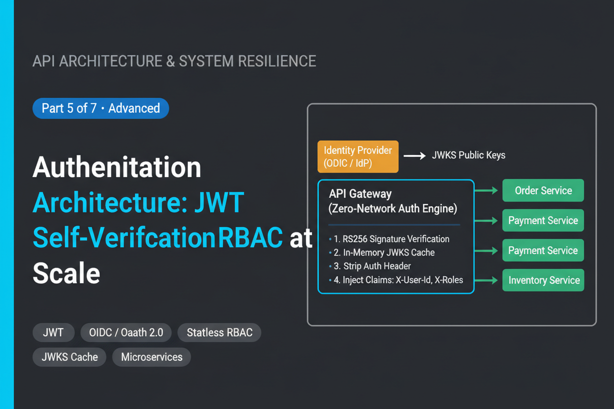 Authentication Architecture: JWT Self-Verification, OIDC Identity & RBAC at Scale