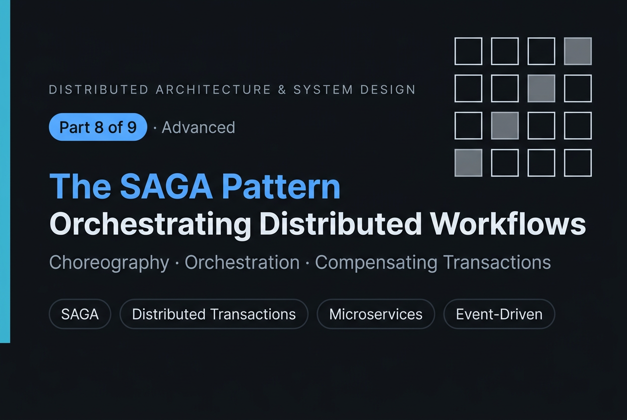 The SAGA Pattern: Orchestrating Distributed Workflows Across Service Boundaries