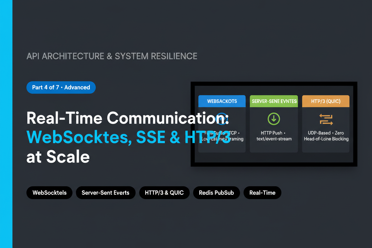 Real-Time Communication: WebSockets, SSE & HTTP/3 at Production Scale