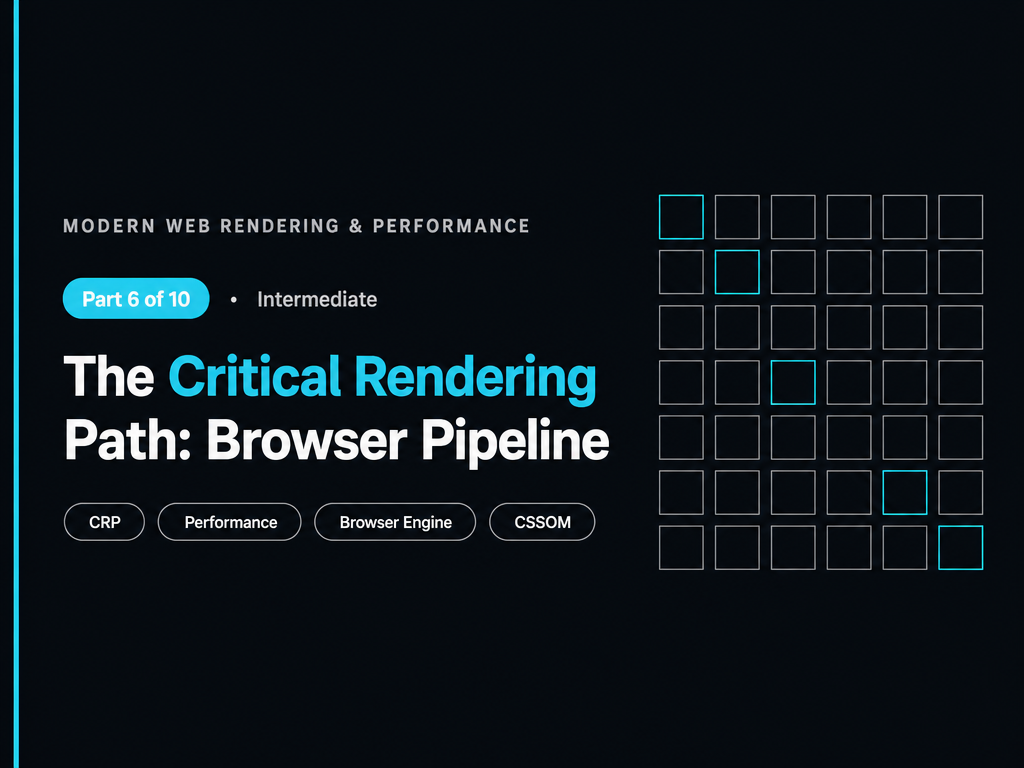 The Critical Rendering Path: Browser Engine Pipeline