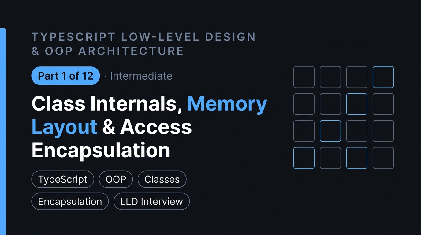 Class Internals, Memory Layout & Access Encapsulation